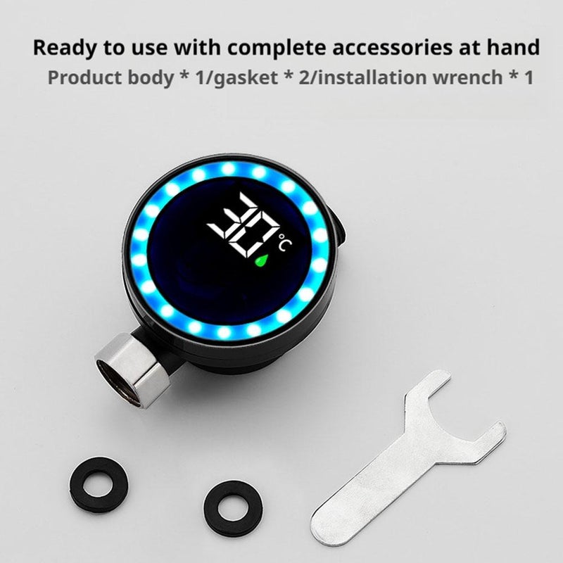 Baby Shower Thermometer with Waterproof LED Digital Display,Temperature Monitor for Shower Stalls,Hydro-Powered Sensor,Real-Time Tracking,Safe Home Use for Kids Adults Daily Comfort - Image 5